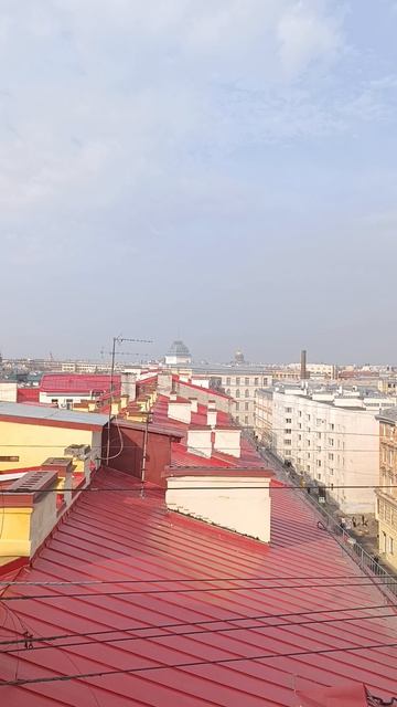 Красивые виды с террасы квартиры в новом доме, Адмиралтейский район