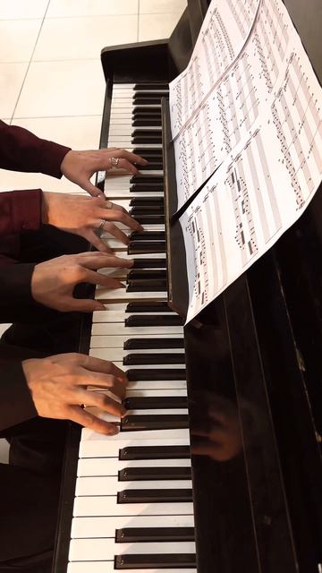Interstellar in 4 hands #aesthetic #piano #calm