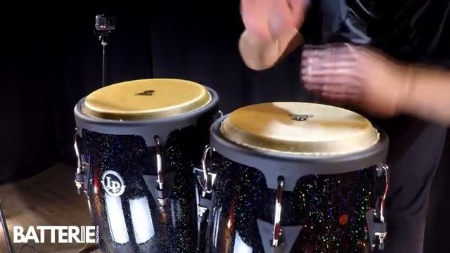 Конга-сет LPA646-BM Santana Aspire Black 10+11