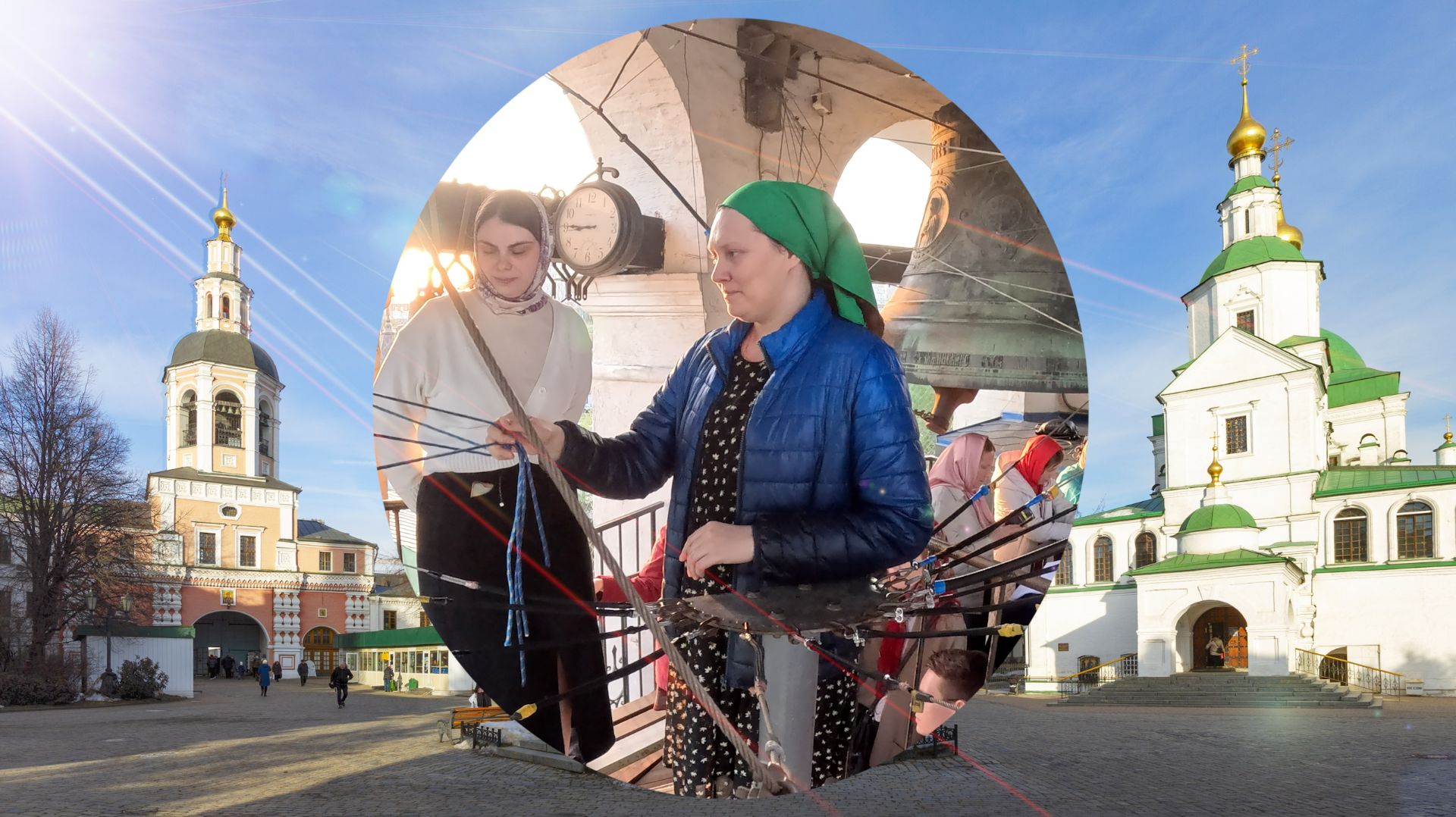 Колокольный звон (34) на Светлой седмѝце 22.04.2025 в часы свободного доступа, Данилов монастырь