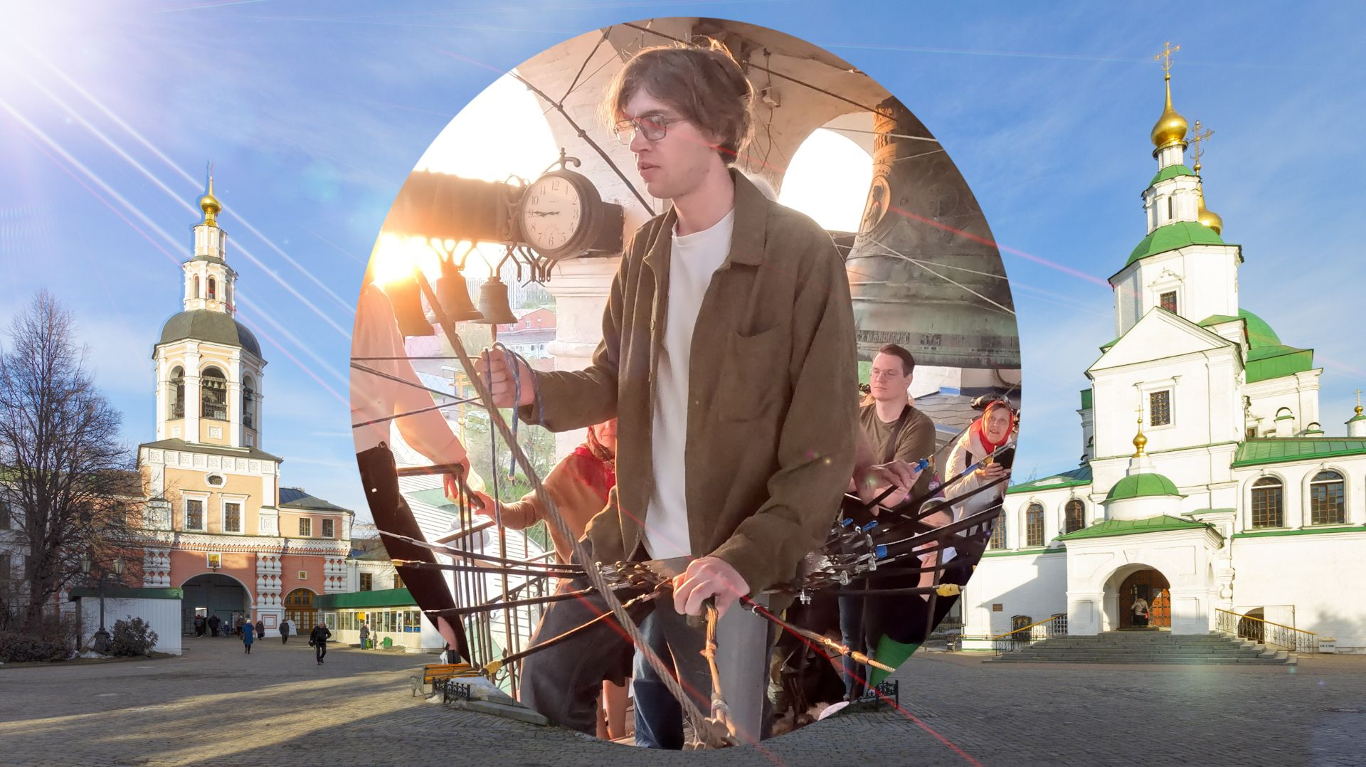 Колокольный звон (41) на Светлой седмѝце 22.04.2025 в часы свободного доступа, Данилов монастырь