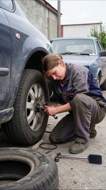 Пока ты мечтаешь, жизнь заставляет чинить колеса #трудности #реальность #безнадежность