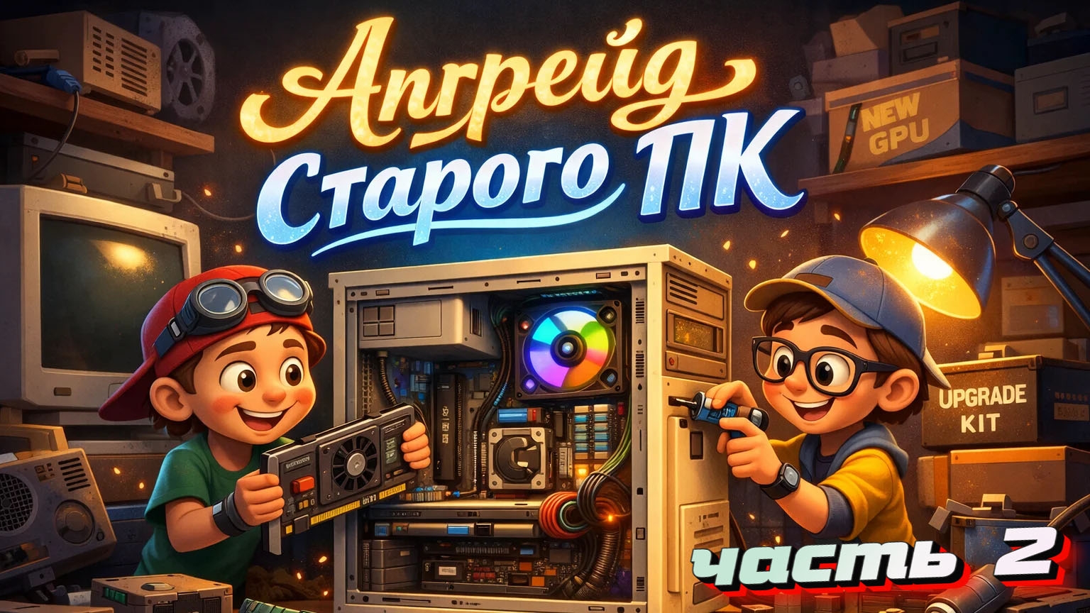 Апгрейд старого ПК для мастерской. Ч. 2