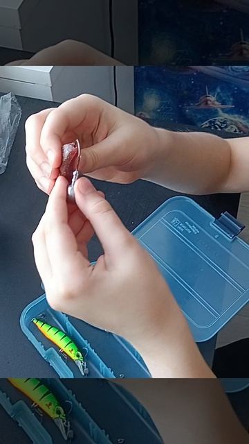 как одеть джиг головку