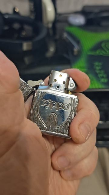 Моя ПЕРВАЯ зажигалка ZIPPO, модель ARMOR 48838. #zippo #armor #48838