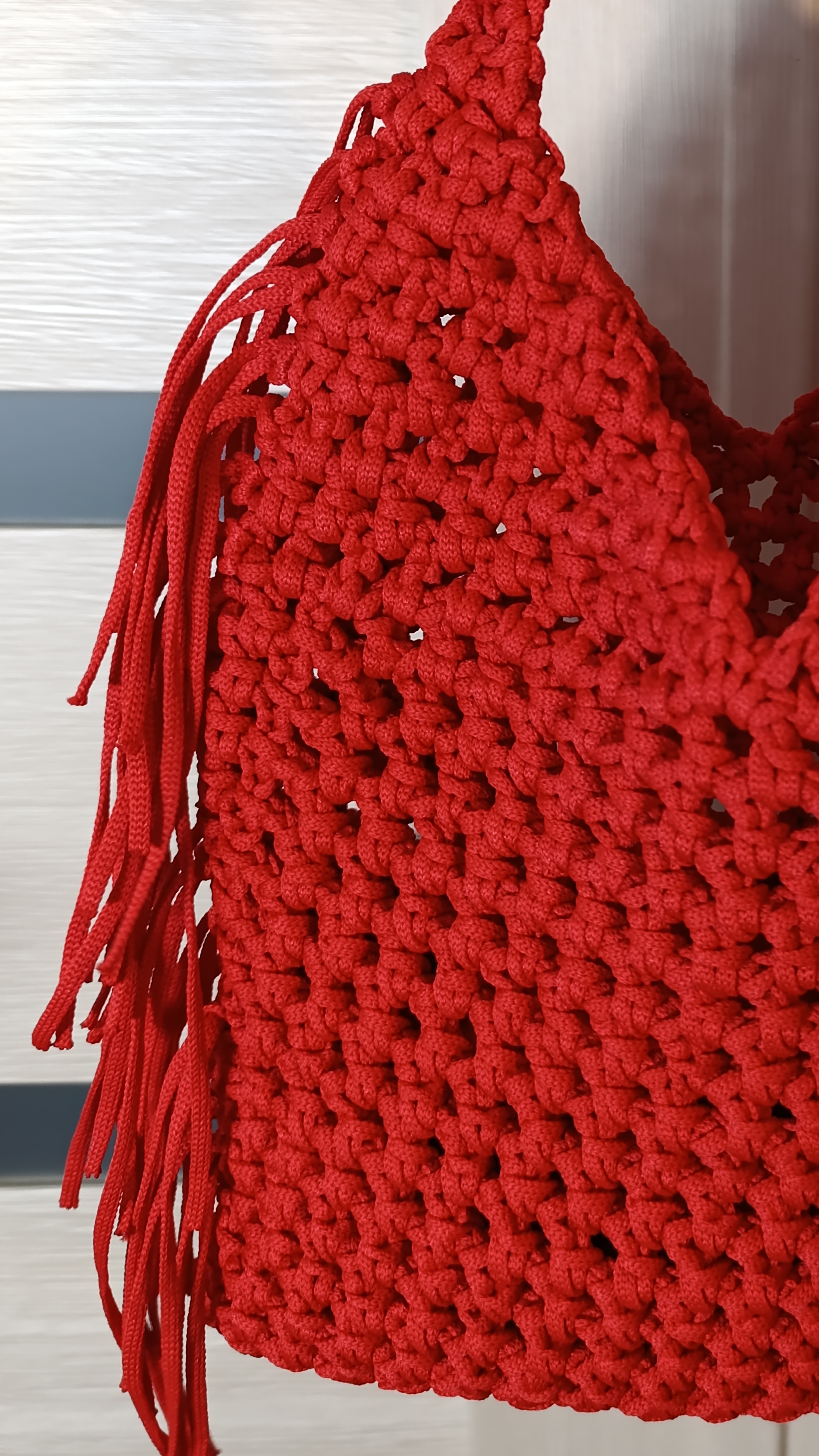 Сумка крючком в стиле бохо