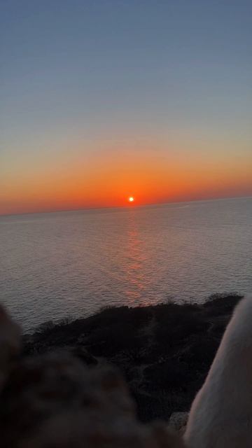 Закат в Крыму с хаски Юкки