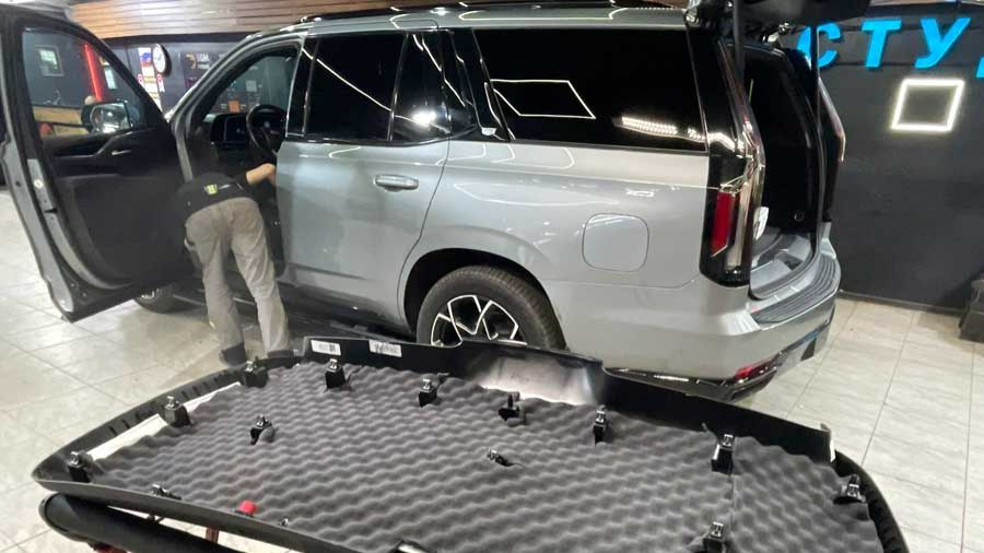 Шумоизоляция Cadillac Escalade | Премиум пакет Olimp-Pro | Материалы SGM