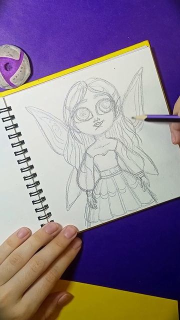 Перерисовка моего старого арта с 2020 года
Фиолетовая фея💜🧚🏻♀️