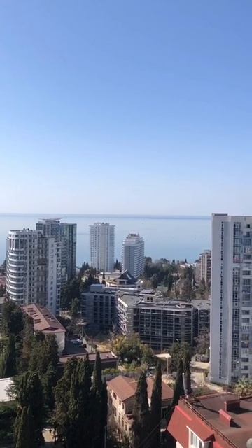 Студия с панорамным видом на море в ЖК 