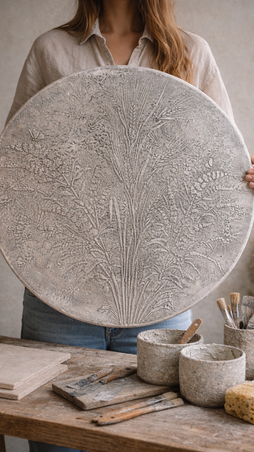 Создайте текстурную картины, даже если вы никогда не работали с декоративной штукатуркой.