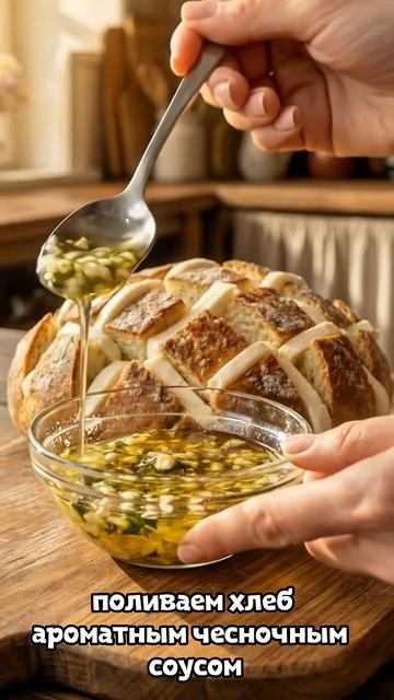 🧀 Сырный хлеб-вулкан с чесночным маслом 🥖🧄