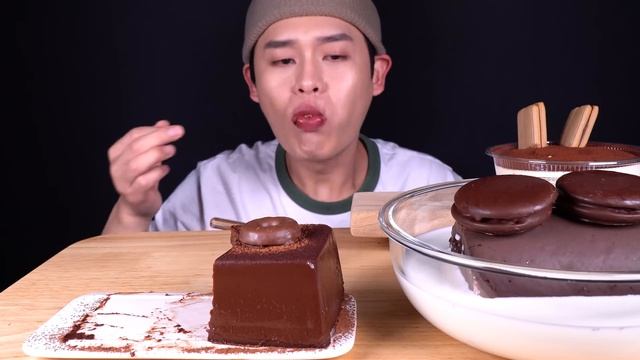 Chocolate Tiramisu Choco Ring Chocolate Pudding MuKBang