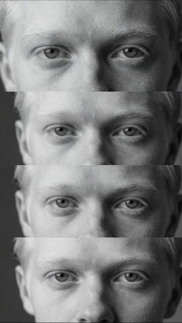 Эмоции в взгляде: четверка лиц #портрет #человеческиеэмоции #чернобелаяфотография