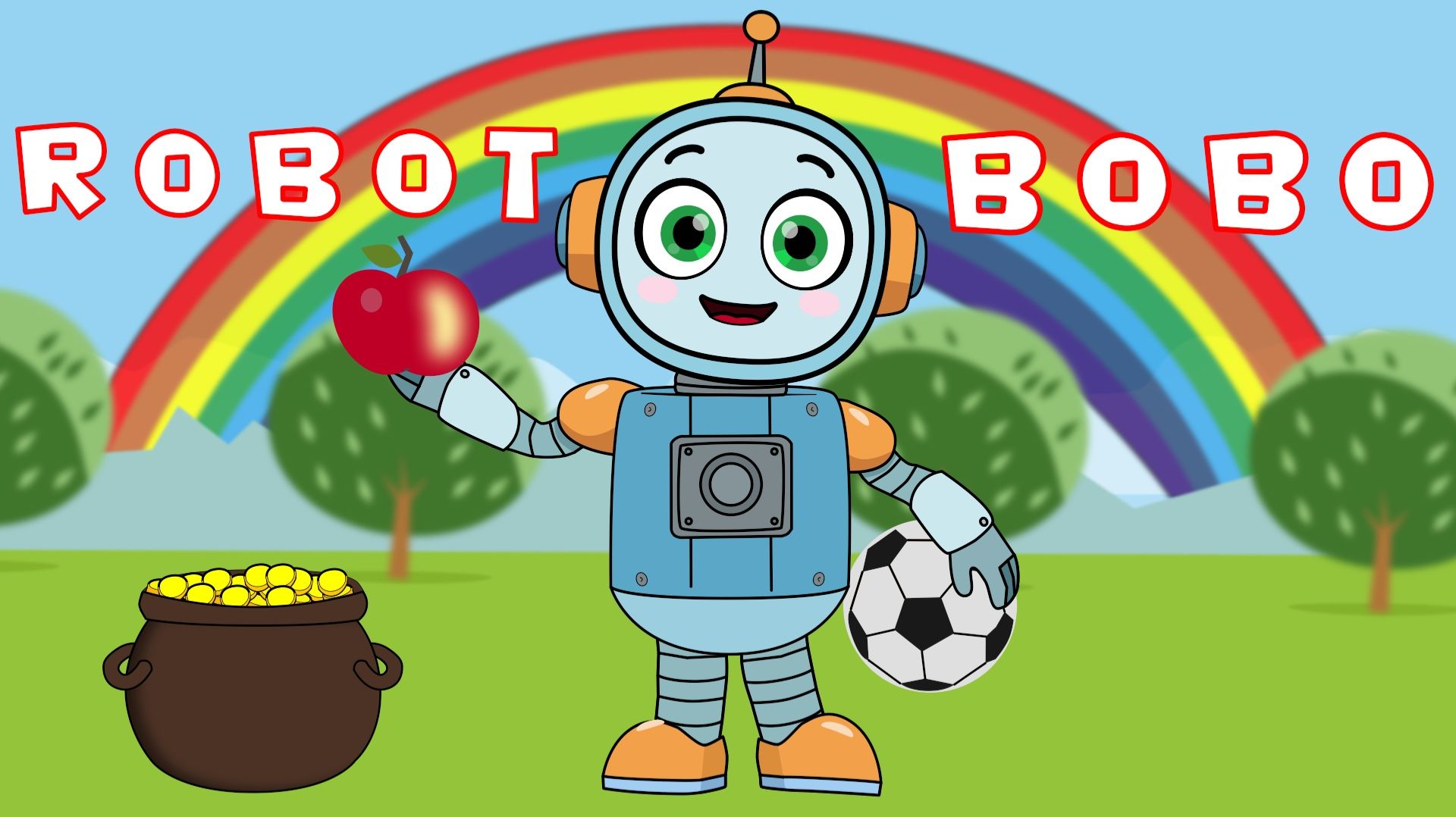 Робот Бобо помогает всем ! Мультик для малышей !