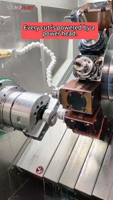 Хватает ли силовая головка?#Токарнаяобработка #Токарнофрезерныйстанок