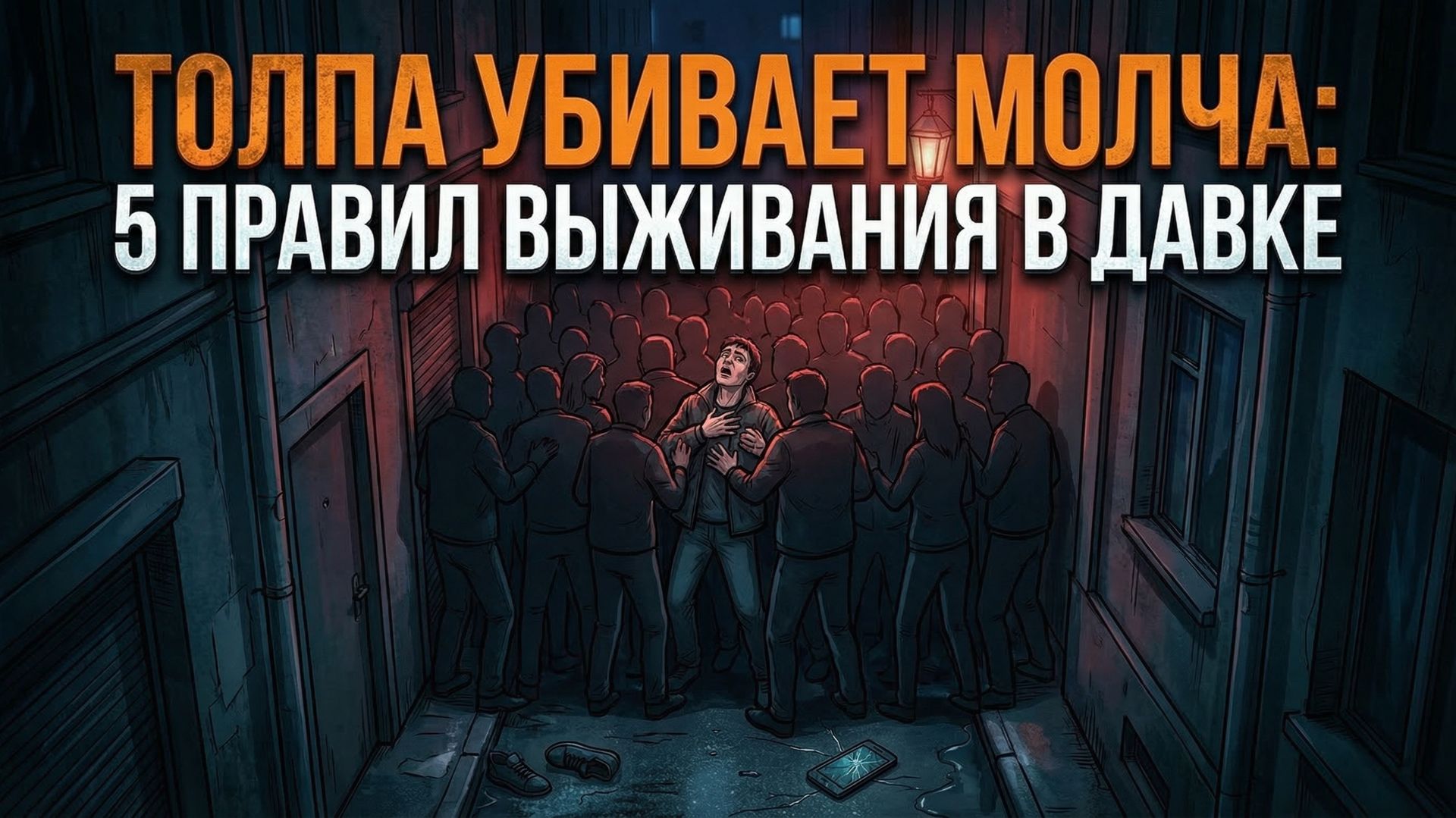 Толпа убивает молча: 5 правил выживания в давке