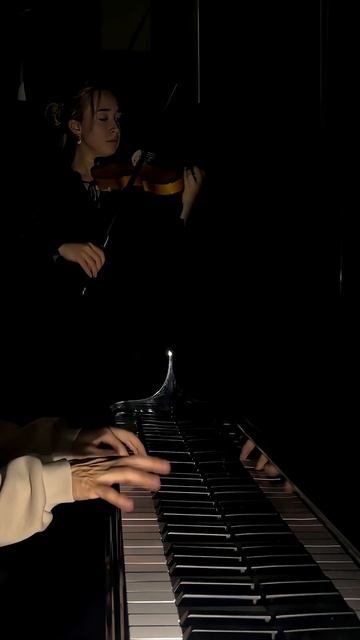 Silhouette✨ #aesthetic #piano #violin