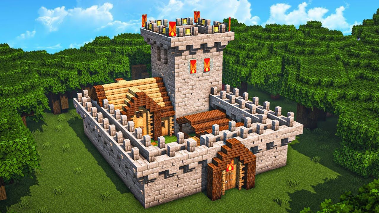 Замок с кучей механизмов (прозьба от зрителей)