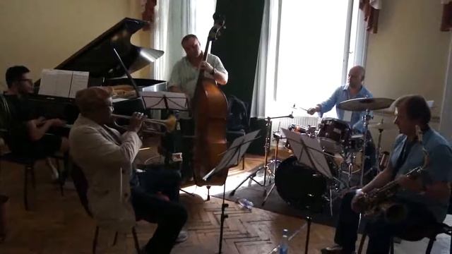 Wynton Marsalis Rehearsing With Igor Butman Quartet