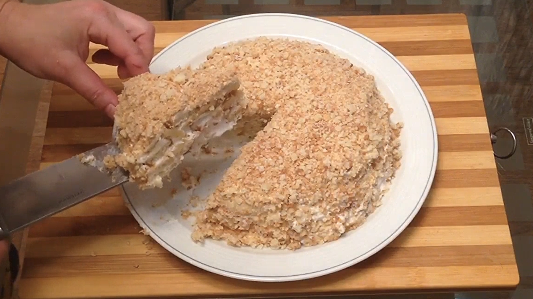 Пряничный тортик без выпечки! Простой рецепт!