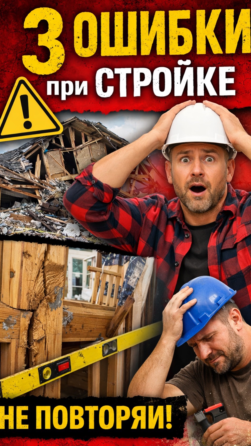 Если вы строите дом и допустите хотя бы одну из этих ошибок — переделка обойдётся очень дорого