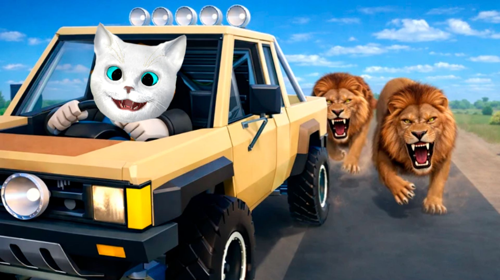 ПУТЕШЕСТВИЕ В АФРИКУ С КОТЁНКОМ КРОНОСОМ в ROBLOX!