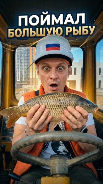 Поймал большую рыбу!