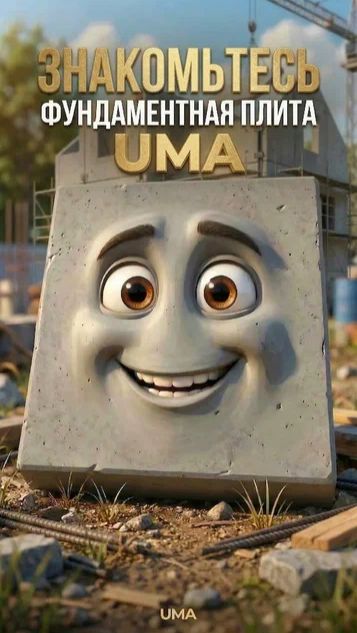 Знакомьтесь: фундаментная плита UMA