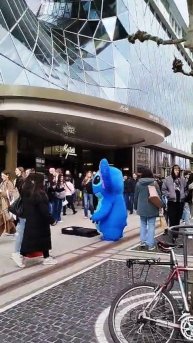 ФРАНКФУРТ-НА-МАЙНЕ, ЦЕНТР. Улица Zeil. 14.03.26