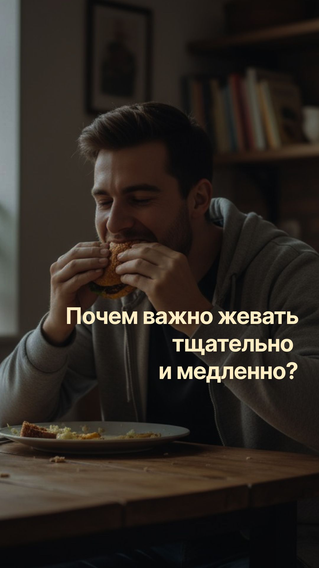 Почему важно жевать тщательно и медленно?