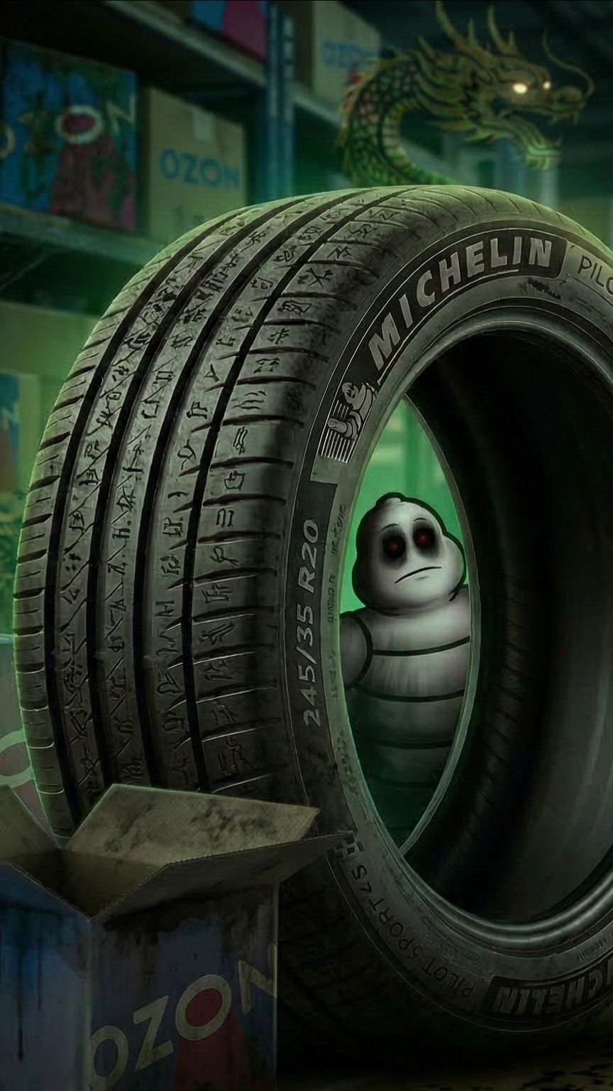 Озон шины Michelin и опять пришла туфта ! Ребята не берите пожалуйста такой товар из Китая !