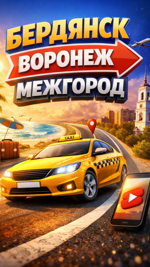 Такси Бердянск - Воронеж Межгород