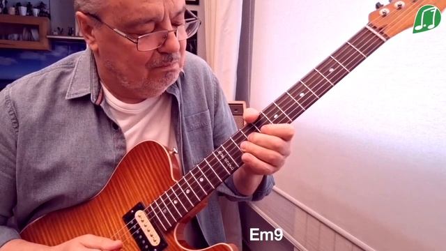 Джем в балладном настроении по гармонии, указанной на видео