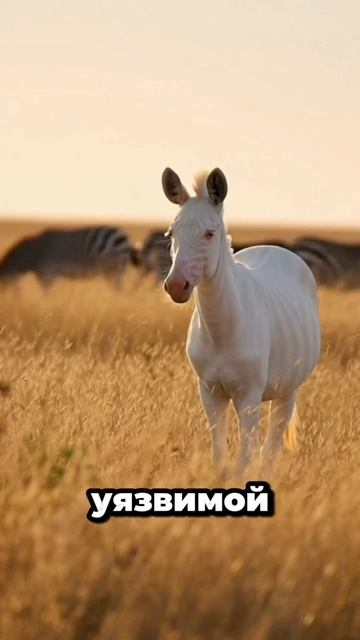 Зебра альбинос.Такого вы точно не видели.#зебра #альбиносы