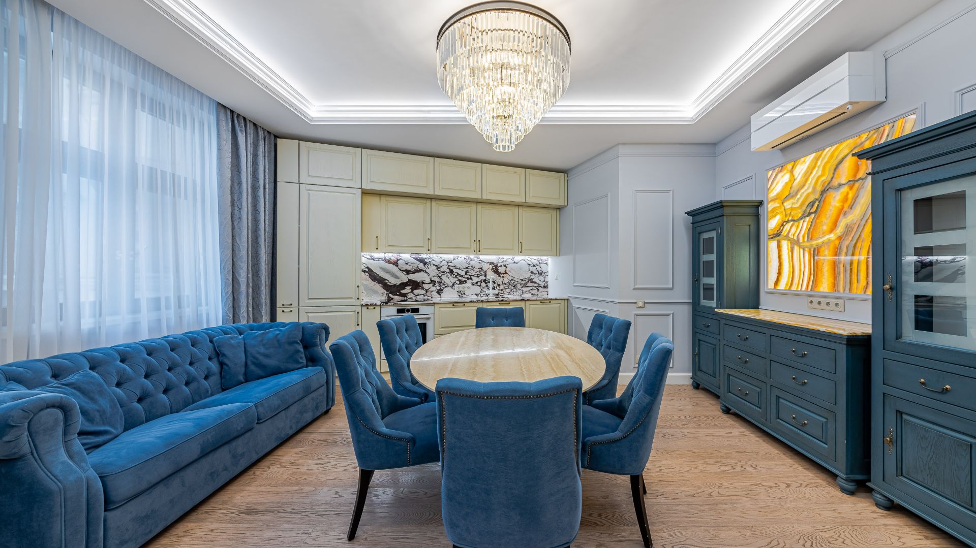 Дизайнерская квартира в ЖК Донской Олимп.