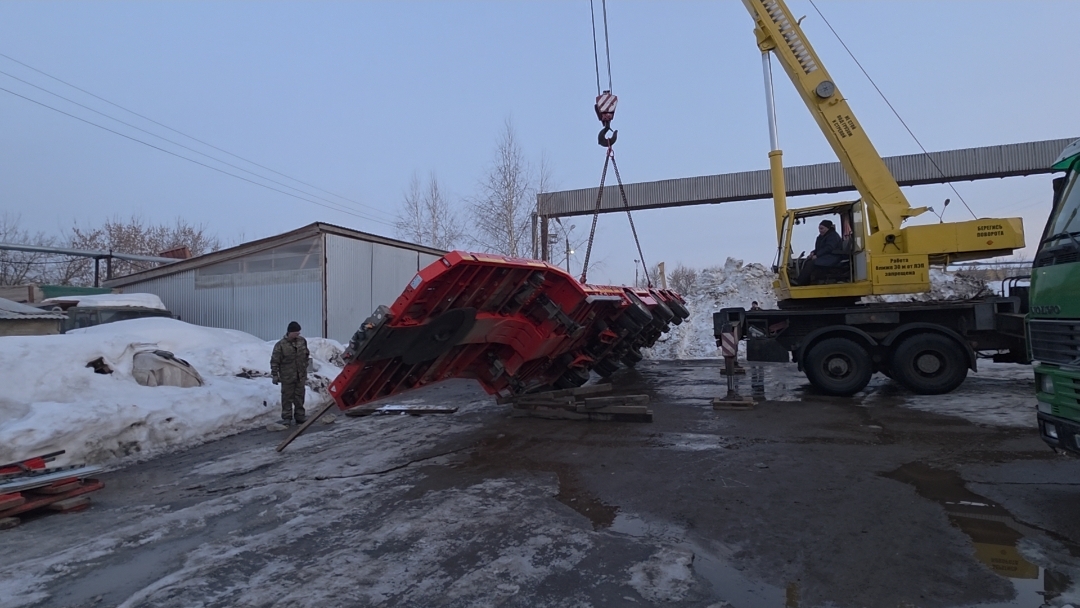 Доработка трала Тверьстроймаш #негабарит