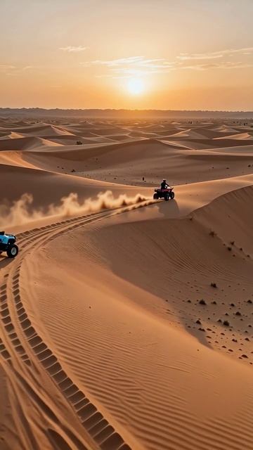 Приключения на квадроциклах в пустыне #пустыня #квадроциклы #приключения