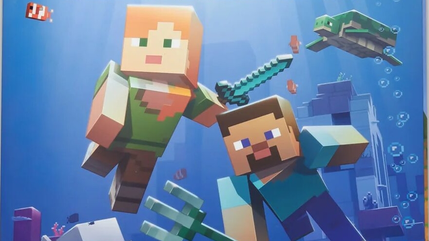 Возрождение Майнкрафт наклейки 03