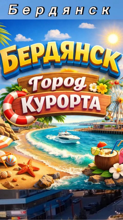 ⚓ Бердянск с высоты птичьего полёта 🎡