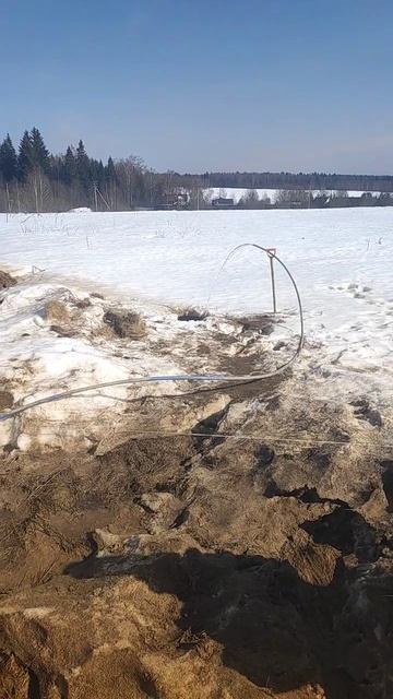 Пробурили скважину на песок малогабаритной установкой