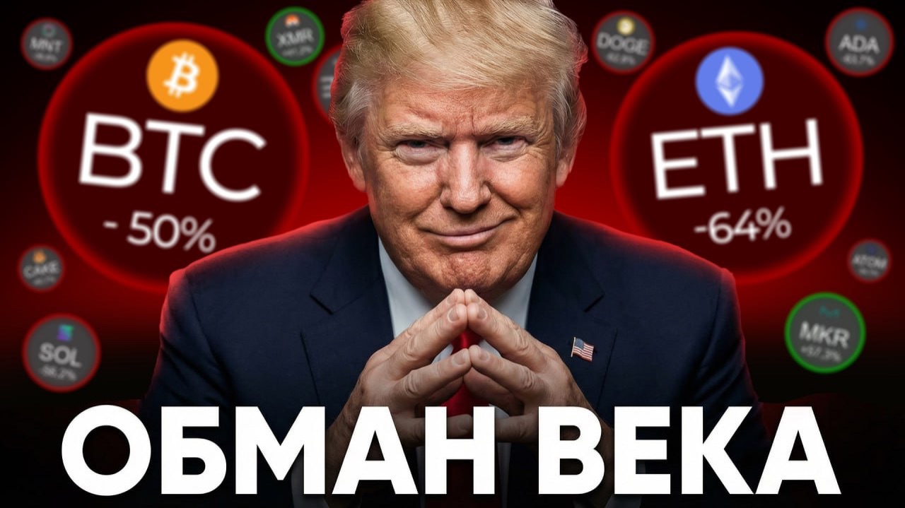 Схема Раскрыта! Как Трамп обрушил криптовалюты и заработал миллиарды?