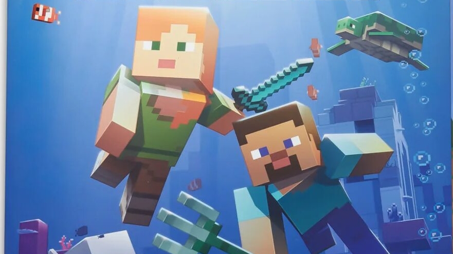 Возрождение Майнкрафт наклейки 02