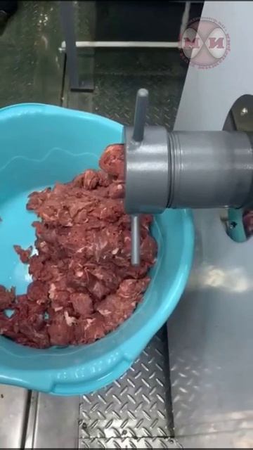 Испытания волчка ВРД 82, мясо кусочками для тушенки