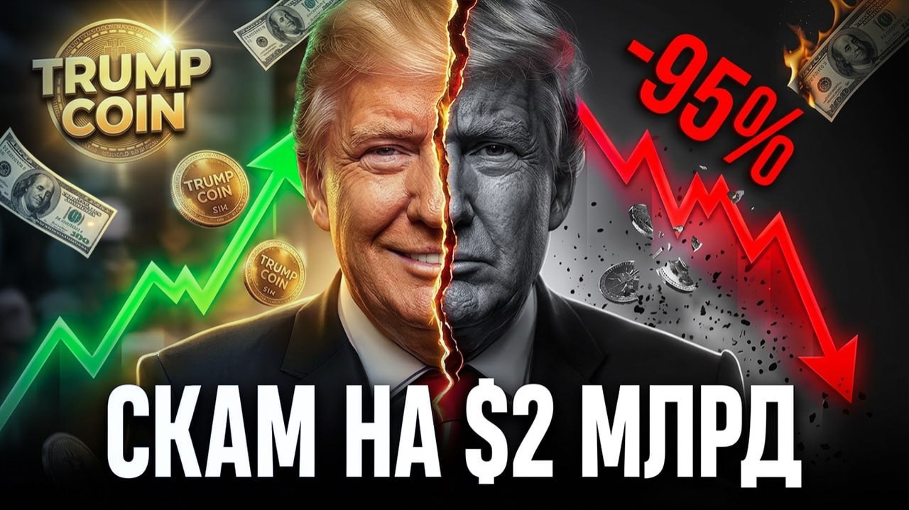 🍿 Токен TRUMP: как президент обманул инвесторов на миллиарды?