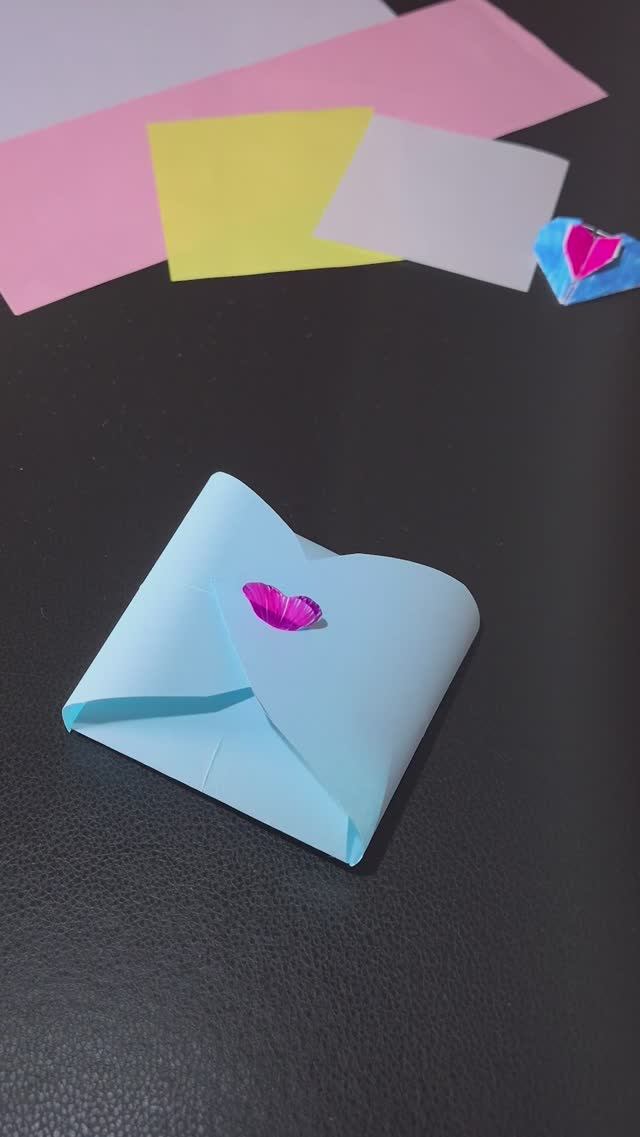 КОРОБОЧКА с замком из БУМАГИ своими руками | ORIGAMI BOX #box #diy #foryou #origami #stepbystep