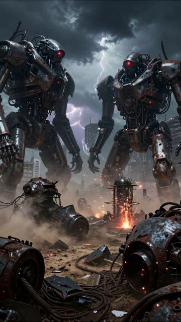 Гром гремит: Восстание роботов #роботы #наука #фантастика