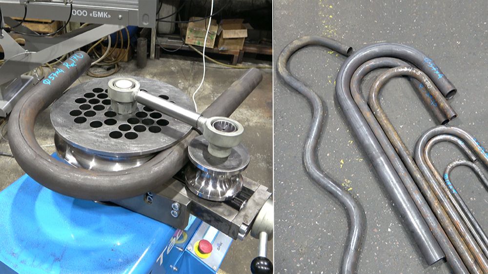 Бездорновый трубогиб TECHNIC M гибка 6-ти разных труб D от 18 до 57 мм - супер качество!