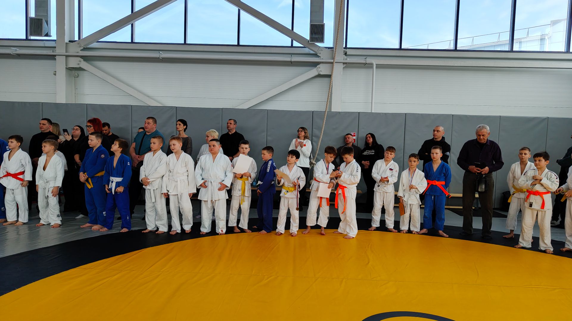 В центре спортивных единоборств «Сокол» прошло первенство центра для юных дзюдоистов