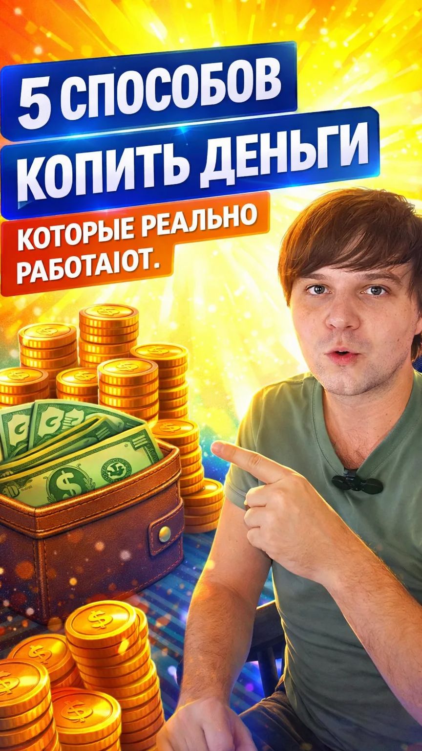 5 способов копить деньги, которые реально работают